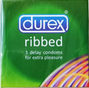 Durex Ribbed Delay Condoms 3 Pcs pack