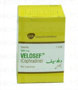 VELOSEF INJ 500MG