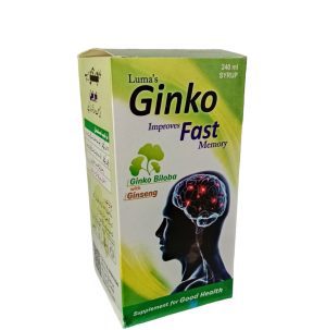 Ginko Fast Syrup contains Ginkgo biloba Extract town pharmacy