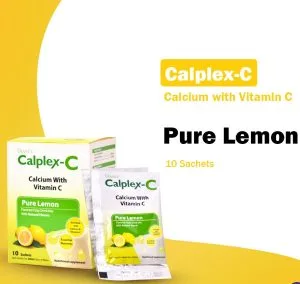 Calplex-C Sachet - Pure Lemon - Calcium with Vitamin C