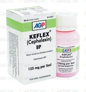 KEFLEX 125 MG SYP