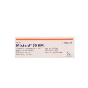 MIXTARD 30 HM VIAL