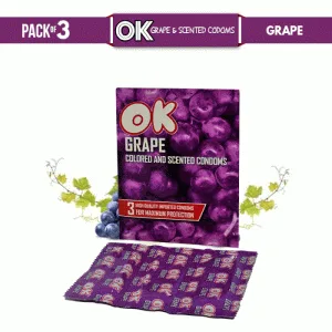 OK Condoms | Grape Colored & Scented