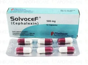 SOLVOCEF 500MG CAP