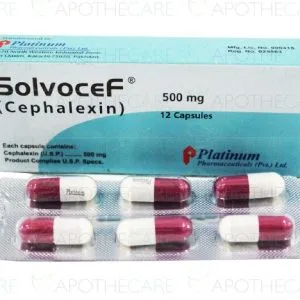 SOLVOCEF 500MG CAP